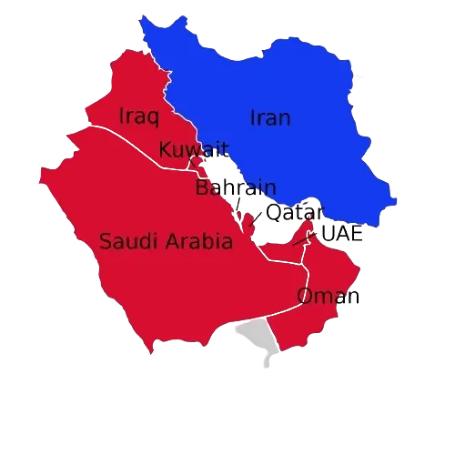 gulf countries map nbg